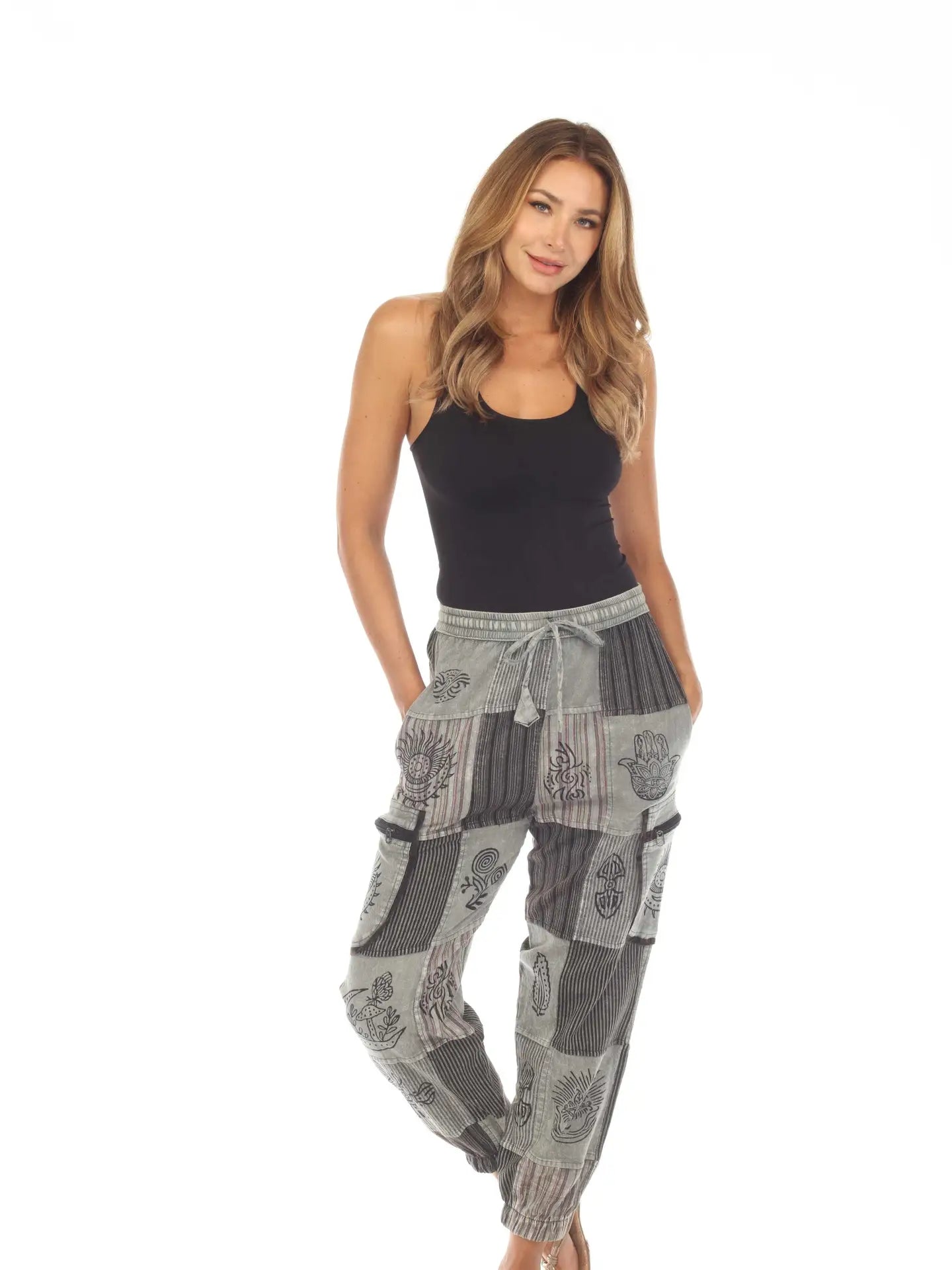 Cotton Print Yoga Pant - 60014