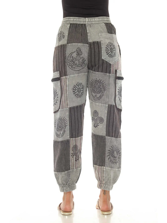 Cotton Print Yoga Pant - 60014