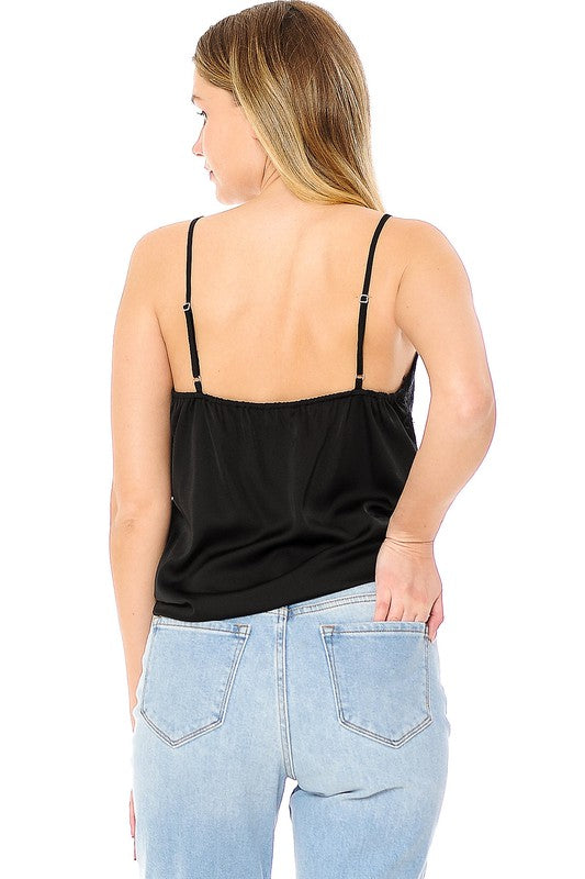 "The Airy" Lace Trim Camisole