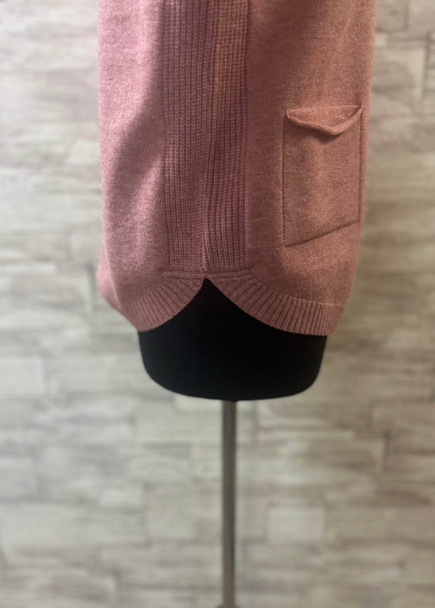 Sweater with Detachable Scarf-10047