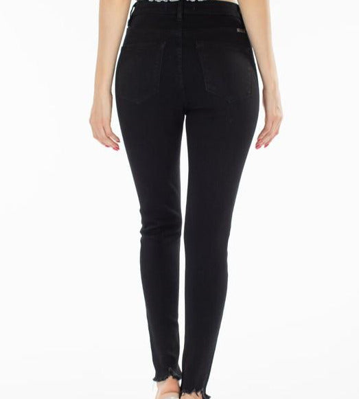 "The Danica" High Waisted Black  Kan Can Jeans