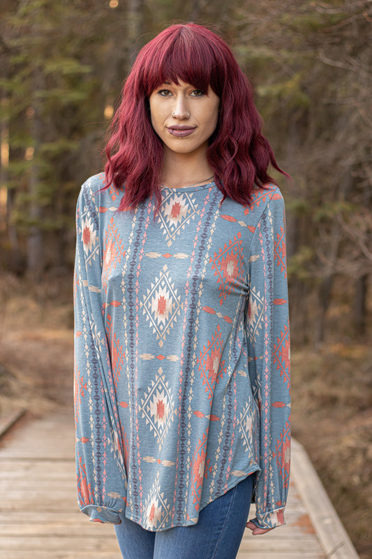 Aztec Loose Fit Tunic-10030