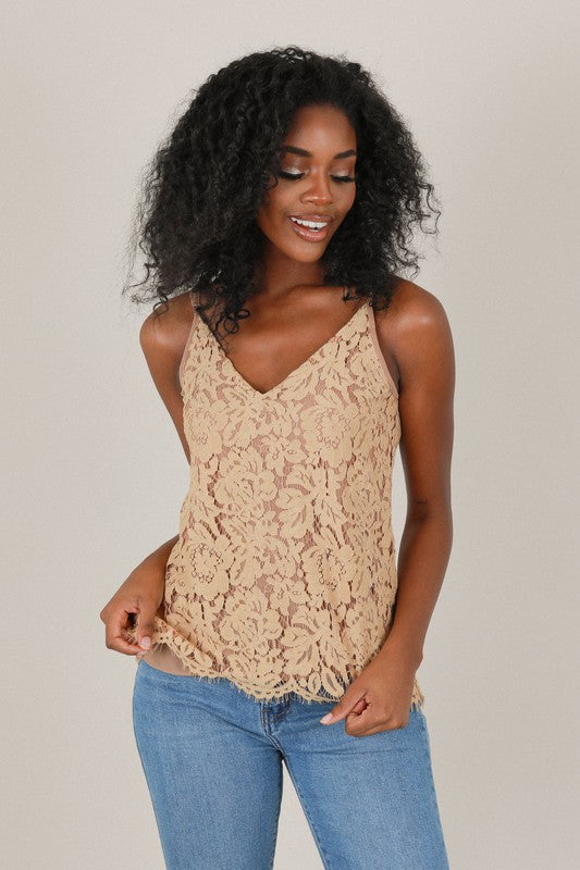 "The Aubrey" Lace Tank Top